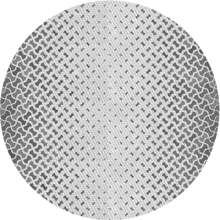 Square Patterned Gray Rug, pat395gry