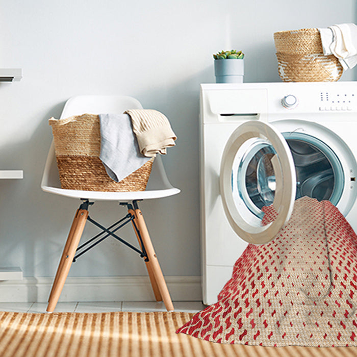 Machine Washable Transitional Golden Blonde Gold Rug in a Washing Machine, wshpat395org