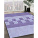 Machine Washable Transitional Blue Rug in a Family Room, wshpat3950blu