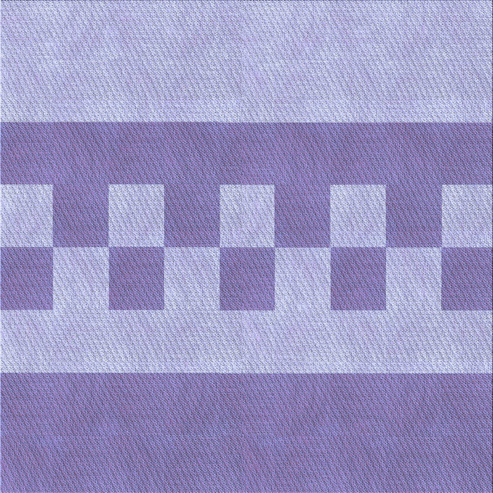 Round Patterned Blue Rug, pat3950blu