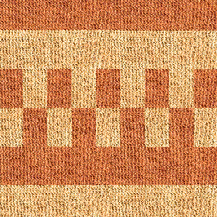 Patterned Orange Rug, pat3950org