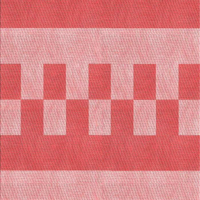 Patterned Light Coral Pink Rug, pat3950rd