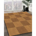 Machine Washable Transitional Mahogany Brown Rug in a Family Room, wshpat3951brn