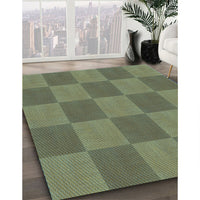 Patterned Green Rug, pat3951lblu