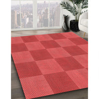 Patterned Red Rug, pat3951rd