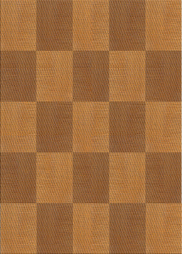 Patterned Orange Novelty Rug, pat3951