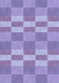 Machine Washable Transitional Purple Mimosa Purple Rug, wshpat3952blu