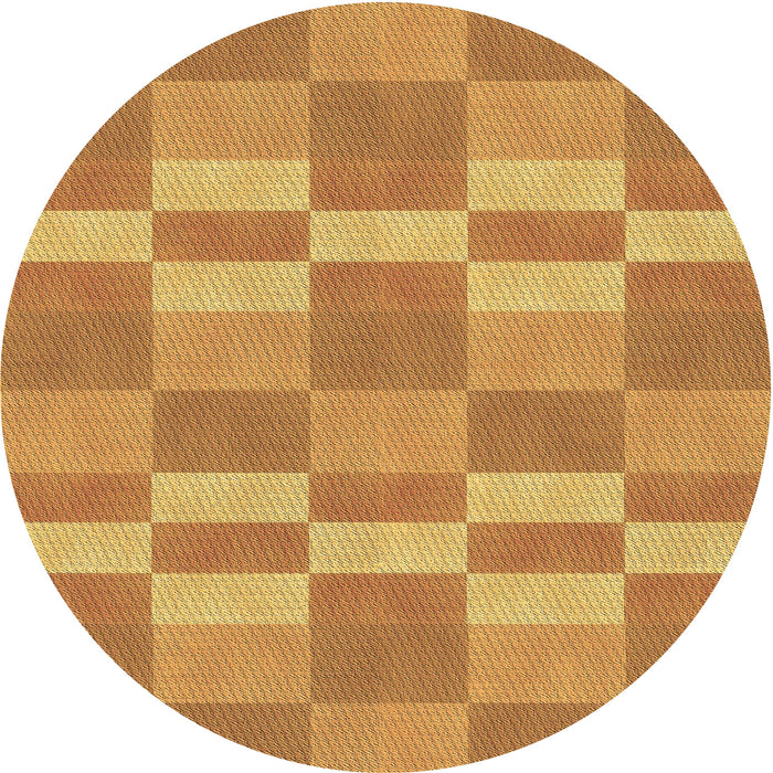 Square Machine Washable Transitional Sedona Brown Rug in a Living Room, wshpat3952brn