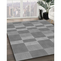 Patterned Smokey Gray Rug, pat3952gry