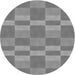 Square Machine Washable Transitional Smokey Gray Rug in a Living Room, wshpat3952gry