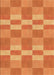 Machine Washable Transitional Orange Rug, wshpat3952org