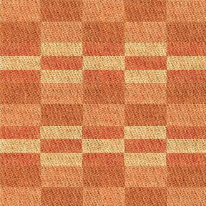 Round Machine Washable Transitional Orange Rug, wshpat3952org