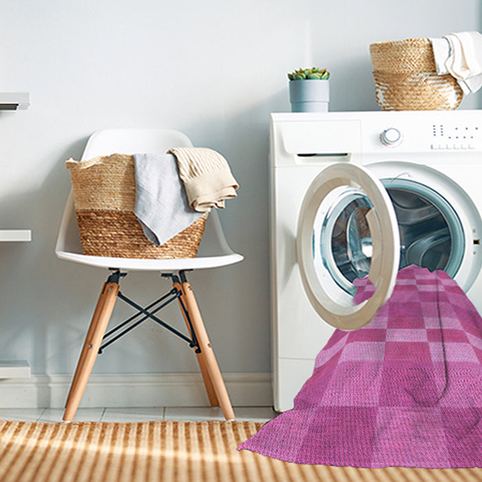 Machine Washable Transitional Violet Purple Rug in a Washing Machine, wshpat3952pur