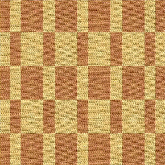 Round Machine Washable Transitional Neon Orange Rug, wshpat3953brn