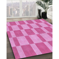 Patterned Violet Purple Rug, pat3953pur