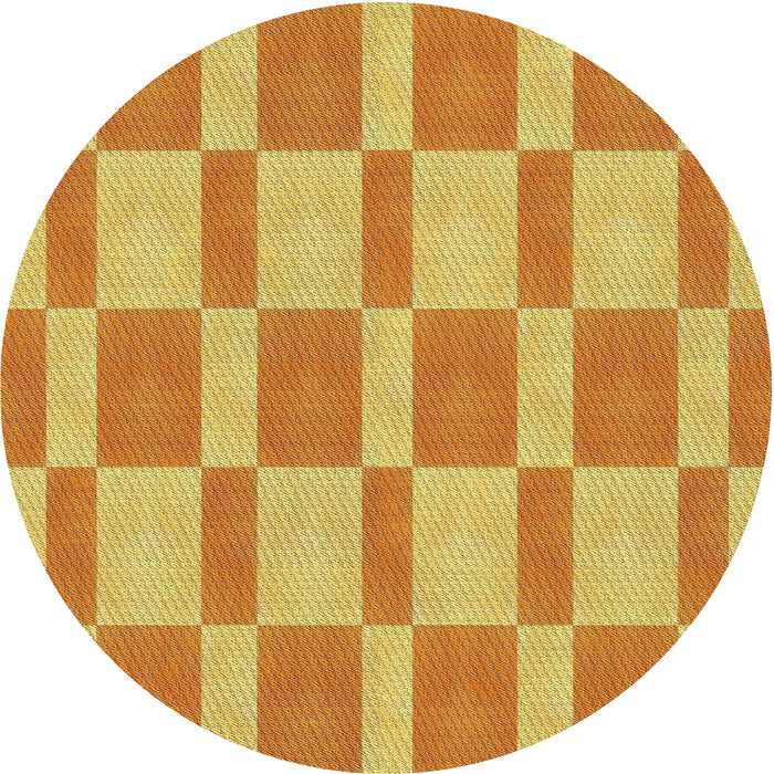 Square Machine Washable Transitional Sedona Brown Rug, wshpat3953