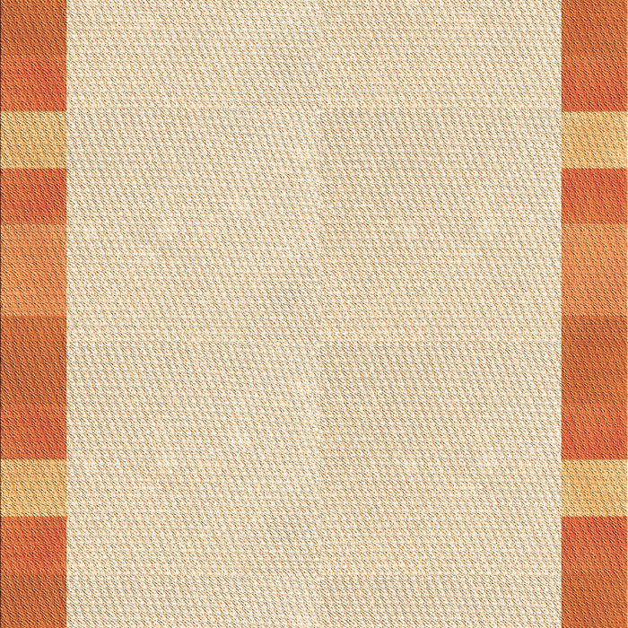 Patterned Deep Peach Orange Rug, pat3954org
