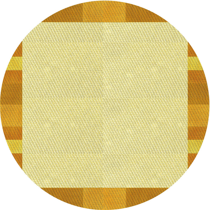 Square Patterned Dark Orange Rug, pat3954yw