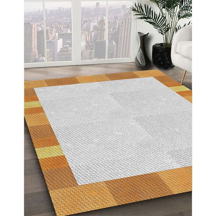 Machine Washable Transitional Bronze Brown Rug in a Family Room, wshpat3954
