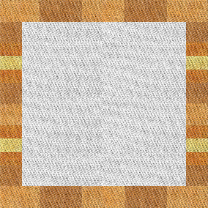 Square Patterned Bronze Brown Novelty Rug, pat3954