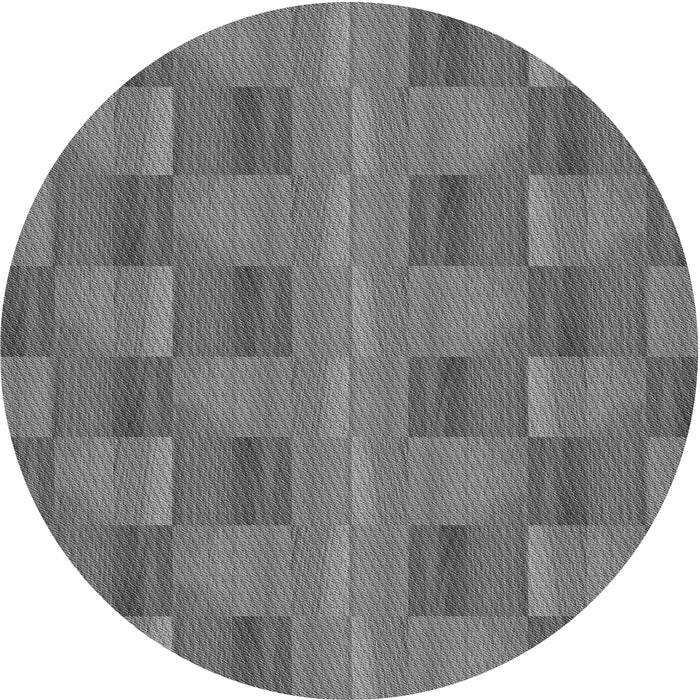 Square Patterned Gray Rug, pat3955gry