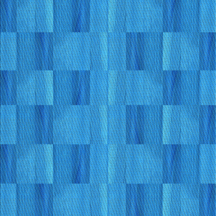 Patterned Neon Blue Rug, pat3955lblu