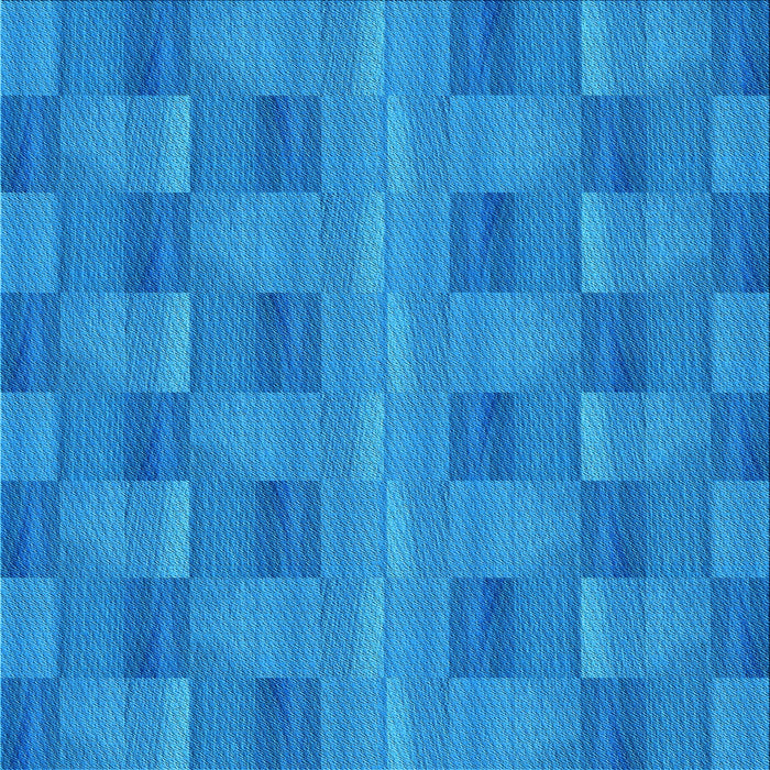 Round Patterned Neon Blue Rug, pat3955lblu