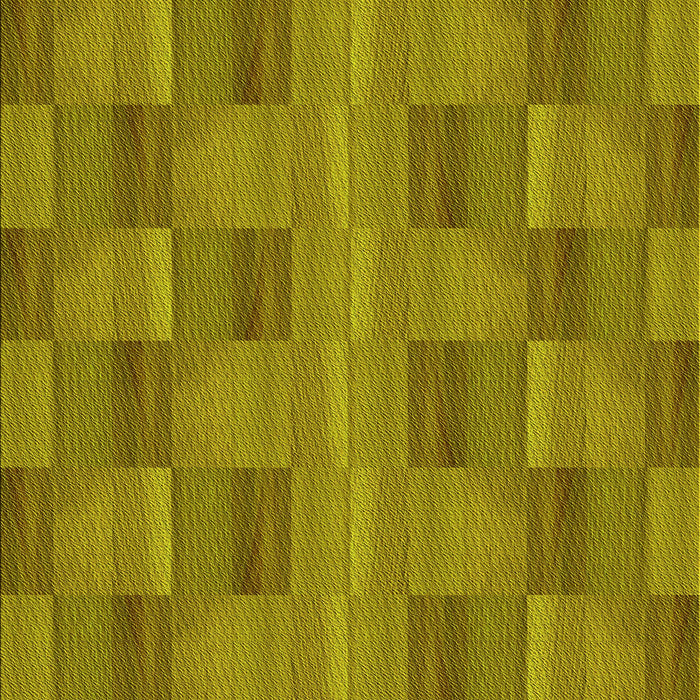 Patterned Dark Yellow Green Rug, pat3955yw