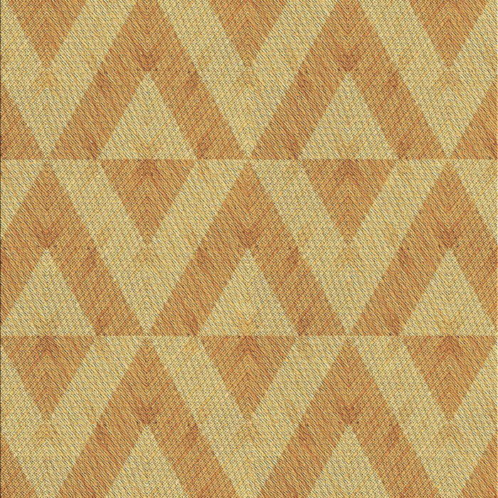 Machine Washable Transitional Saffron Yellow Rug, wshpat3956brn