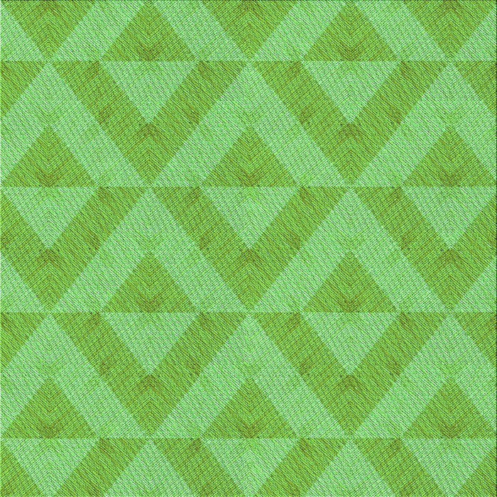 Round Machine Washable Transitional Emerald Green Rug, wshpat3956grn