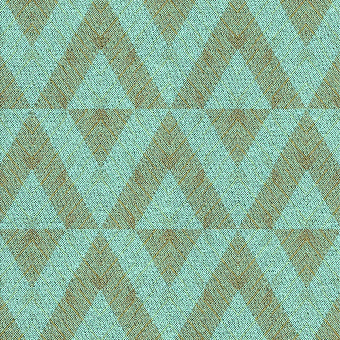 Patterned Blue Green Rug, pat3956lblu