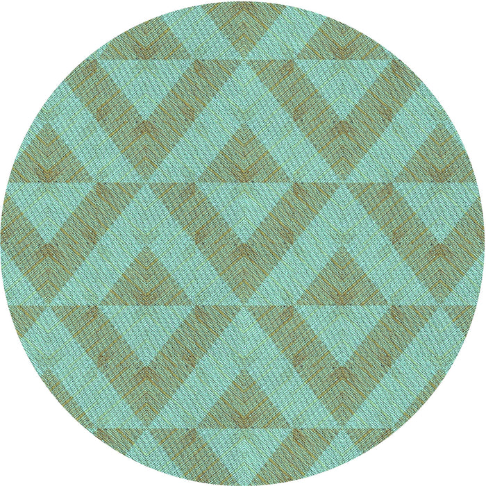 Square Machine Washable Transitional Blue Green Rug in a Living Room, wshpat3956lblu