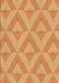 Machine Washable Transitional Neon Orange Rug, wshpat3956org