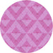 Square Patterned Violet Purple Rug, pat3956pur