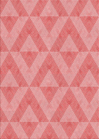 Machine Washable Transitional Pastel Pink Rug, wshpat3956rd