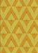 Machine Washable Transitional Gold Yellow Rug, wshpat3956yw