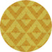 Square Machine Washable Transitional Gold Yellow Rug in a Living Room, wshpat3956yw