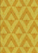 Patterned Gold Yellow Rug, pat3956yw