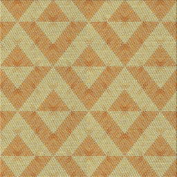 Square Patterned Chrome Gold Yellow Novelty Rug, pat3956