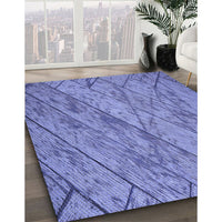 Patterned Sky Blue Rug, pat3958blu