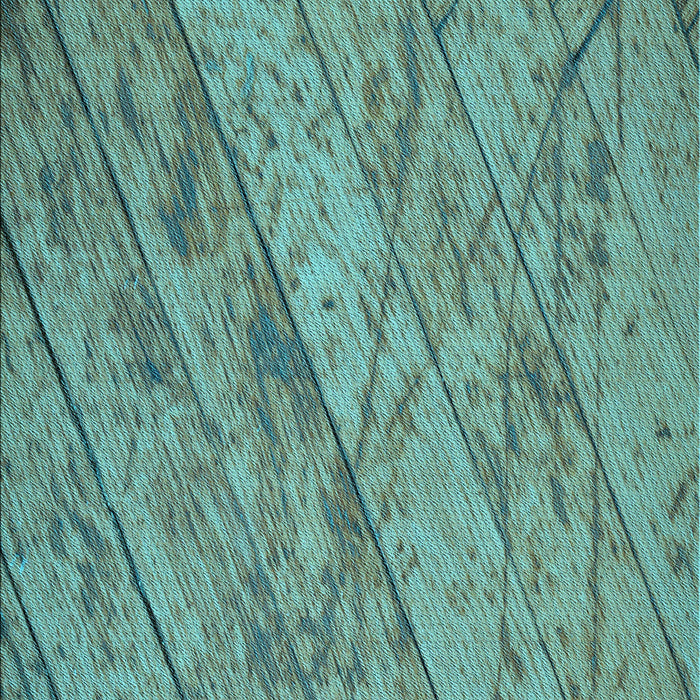 Machine Washable Transitional Sea Green Rug, wshpat3958lblu