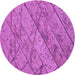 Square Machine Washable Transitional Bright Neon Pink Purple Rug in a Living Room, wshpat3958pur