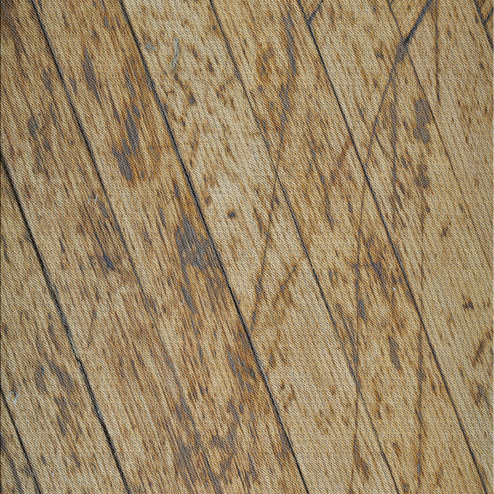 Patterned Reddish Brown Novelty Rug, pat3958