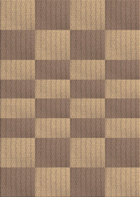 Machine Washable Transitional Sienna Brown Rug, wshpat3959brn