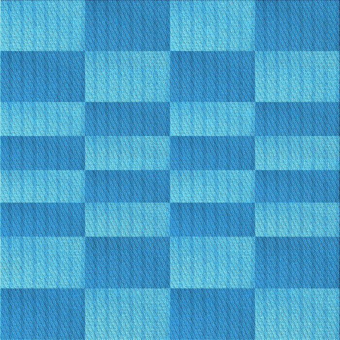 Round Patterned Neon Blue Rug, pat3959lblu