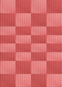 Machine Washable Transitional Red Rug, wshpat3959rd