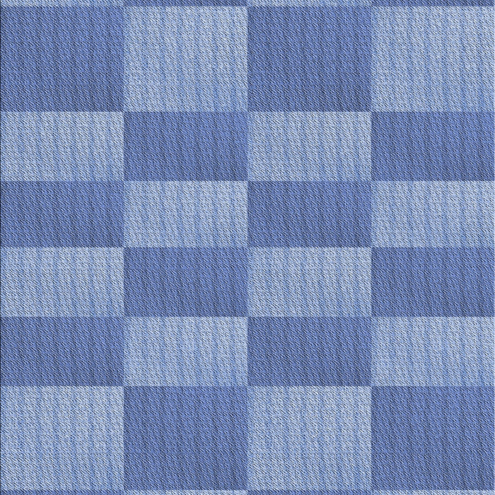 Patterned Sky Blue Novelty Rug, pat3959