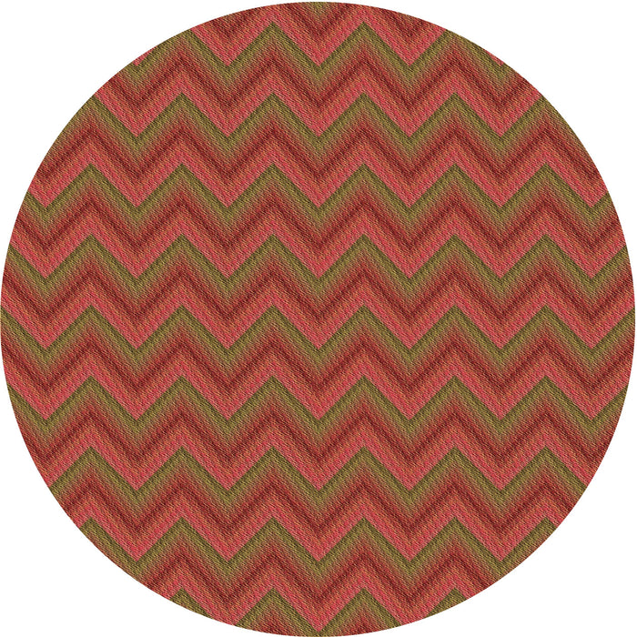 Square Patterned Red Rug, pat396brn