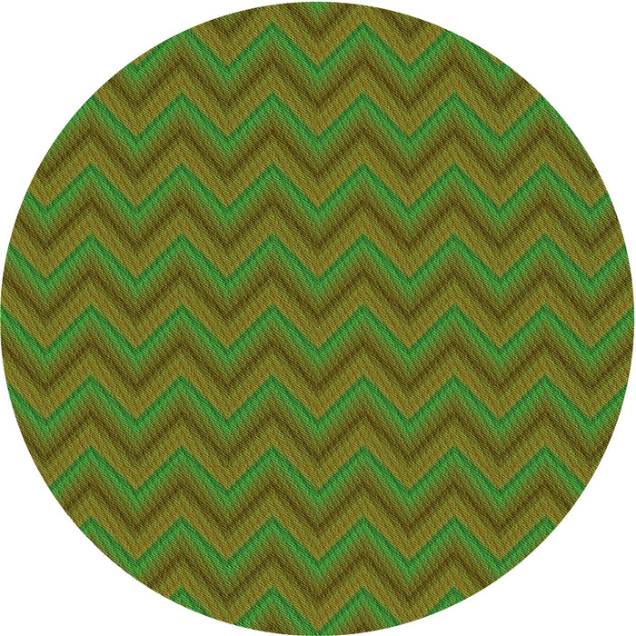 Square Patterned Dark Lime Green Rug, pat396grn