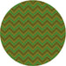 Square Patterned Dark Lime Green Rug, pat396grn